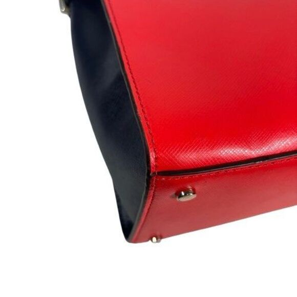 Kate Spade Staci Cameron Leather Satchel Crossbody Patriotic Summer 4th of July - Picture 13 of 16